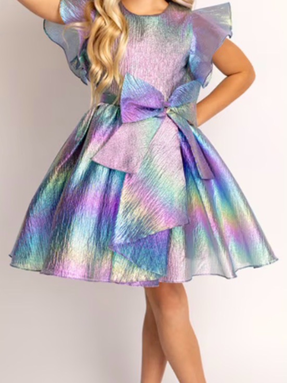 Camryn dress in shade oil slick size 2t